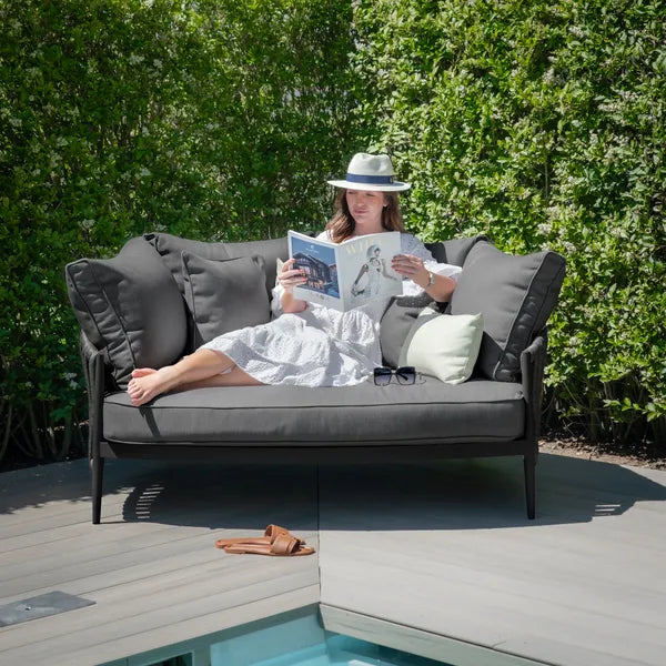 Milan Rope Weave Daybed - Cool Linen