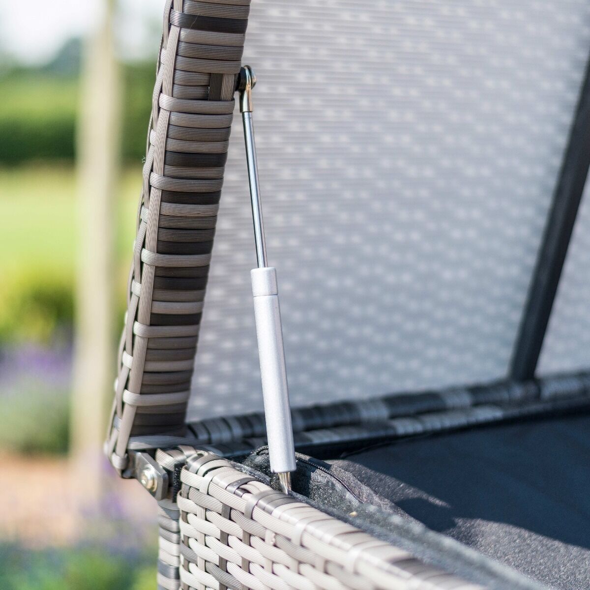 Homeflair - Rattan Storage Box - Grey