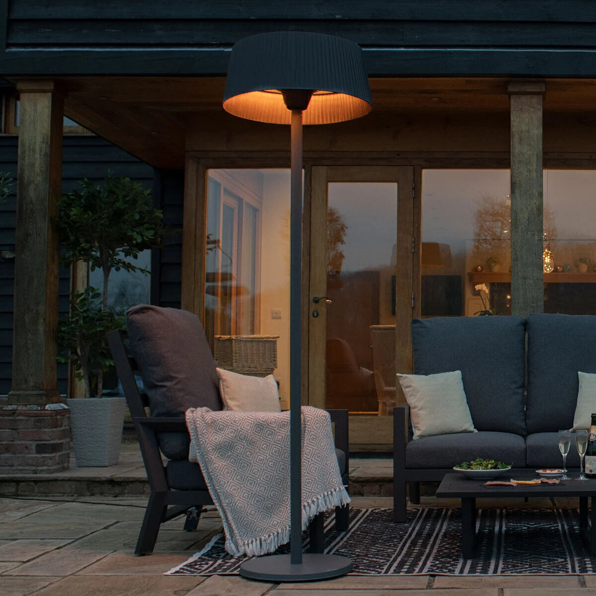 Homeflair -2100W Lyra Freestanding Electric Patio Heater