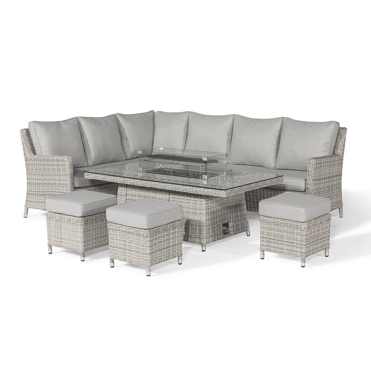 Homeflair - Oxford Corner Rattan Dining Set