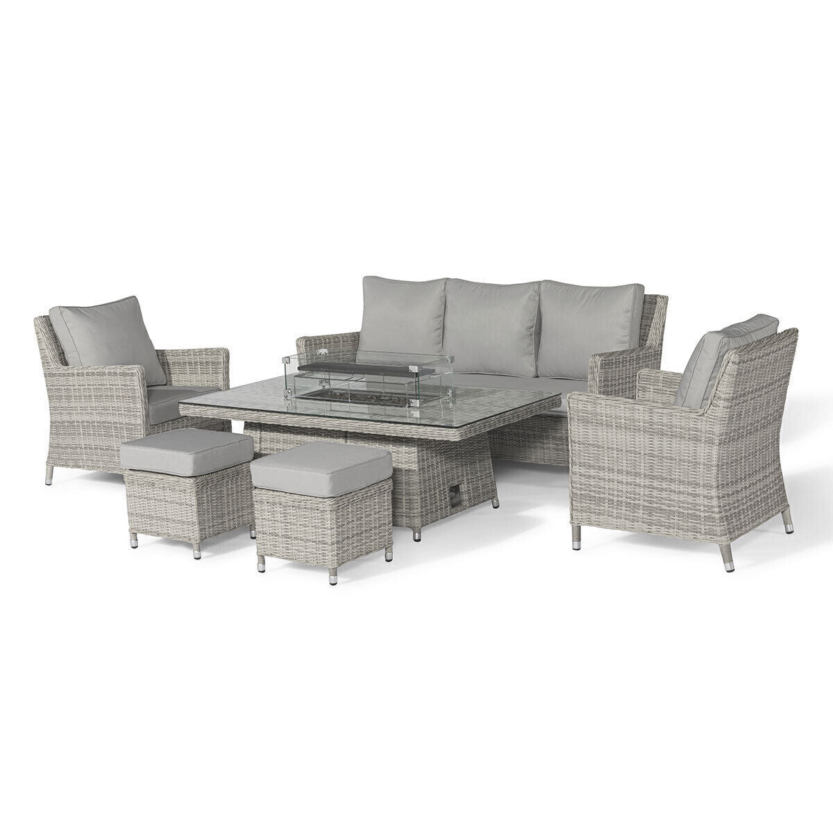 Homeflair - Oxford Sofa Rattan Dining Set