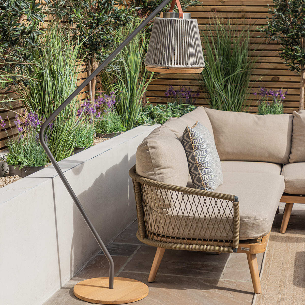 Homeflair - Bali Rope Weave Corner Sofa Set