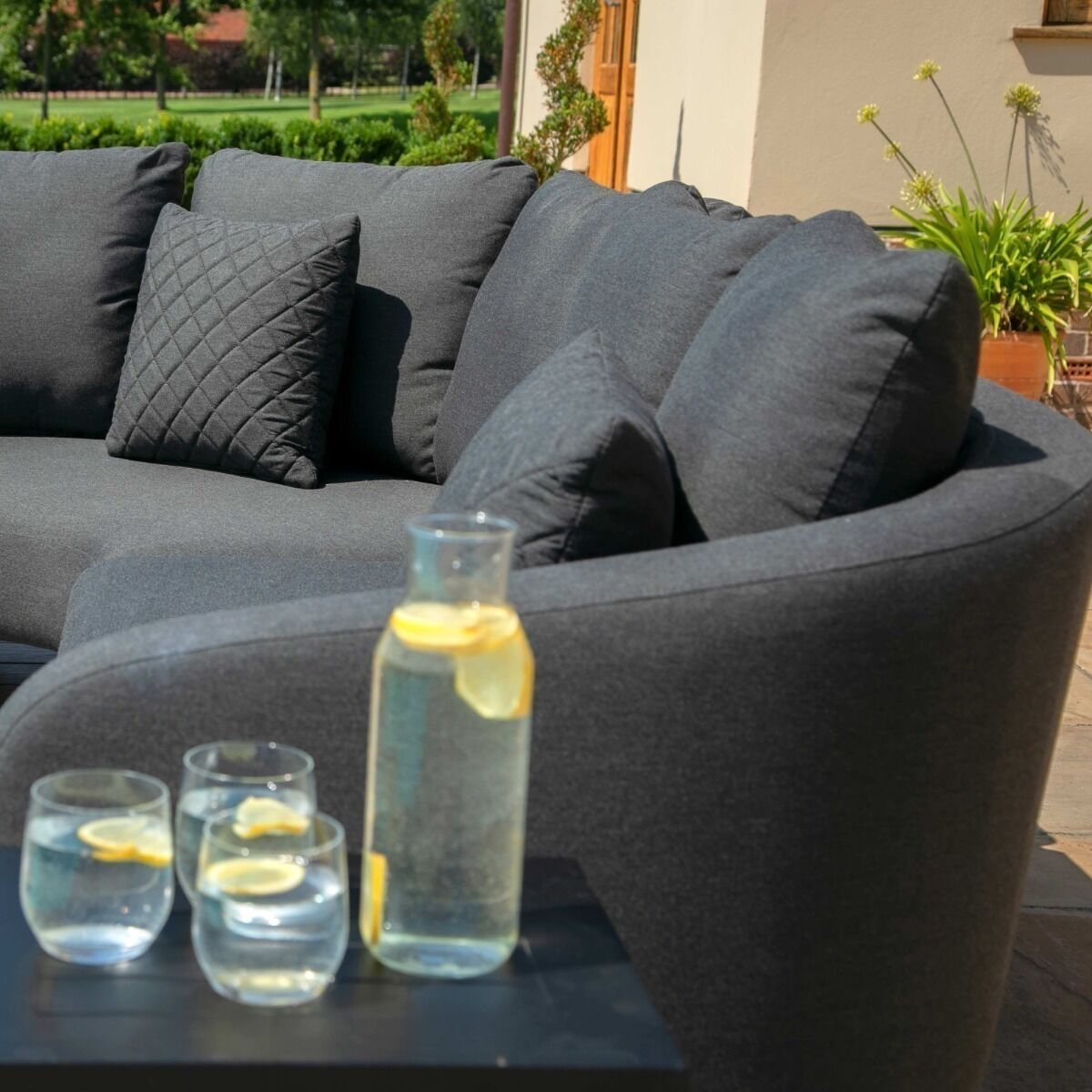 Homeflair - Pair of Outdoor Scatter Cushion Quilted