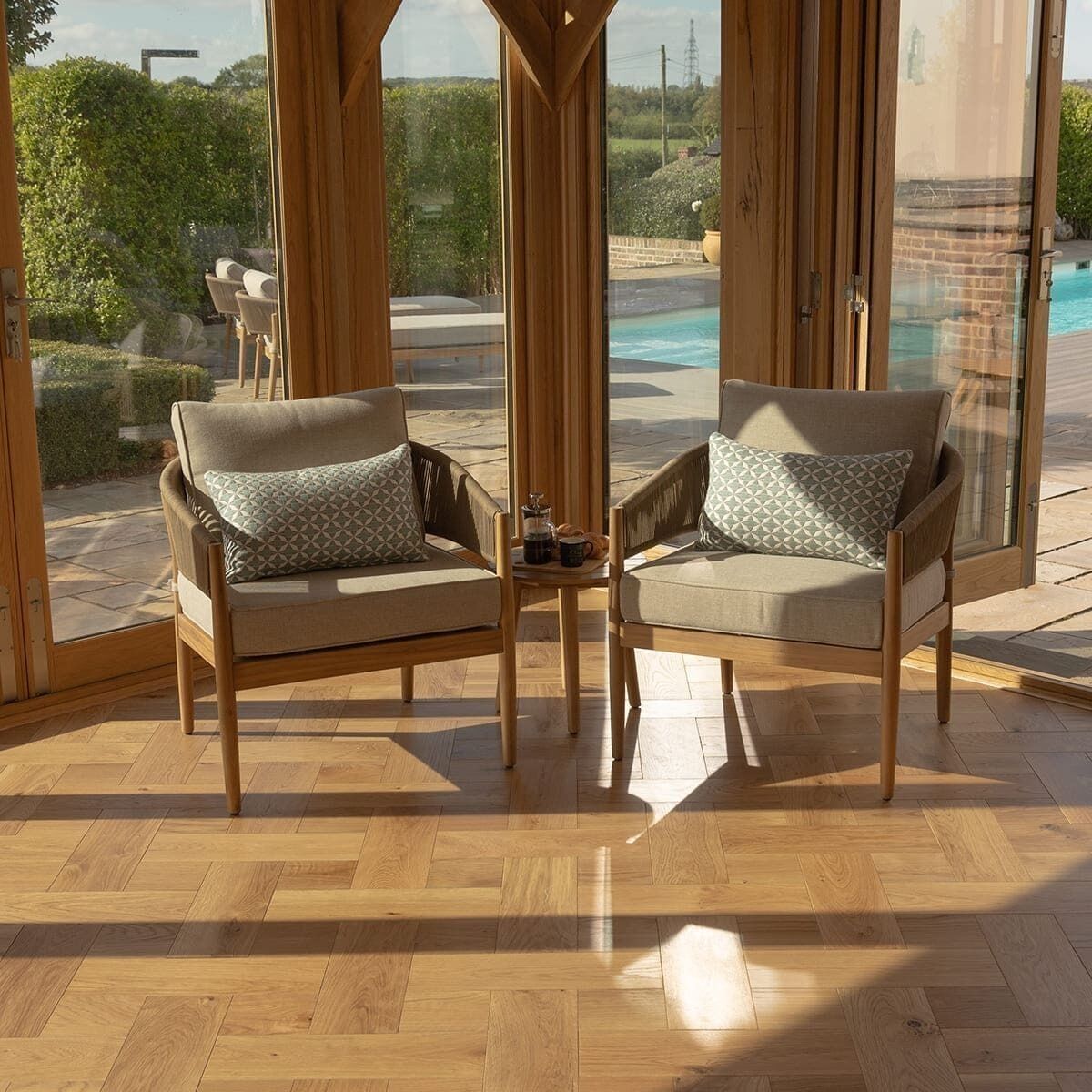 Homeflair - Porto Rope Weave Lounge Set