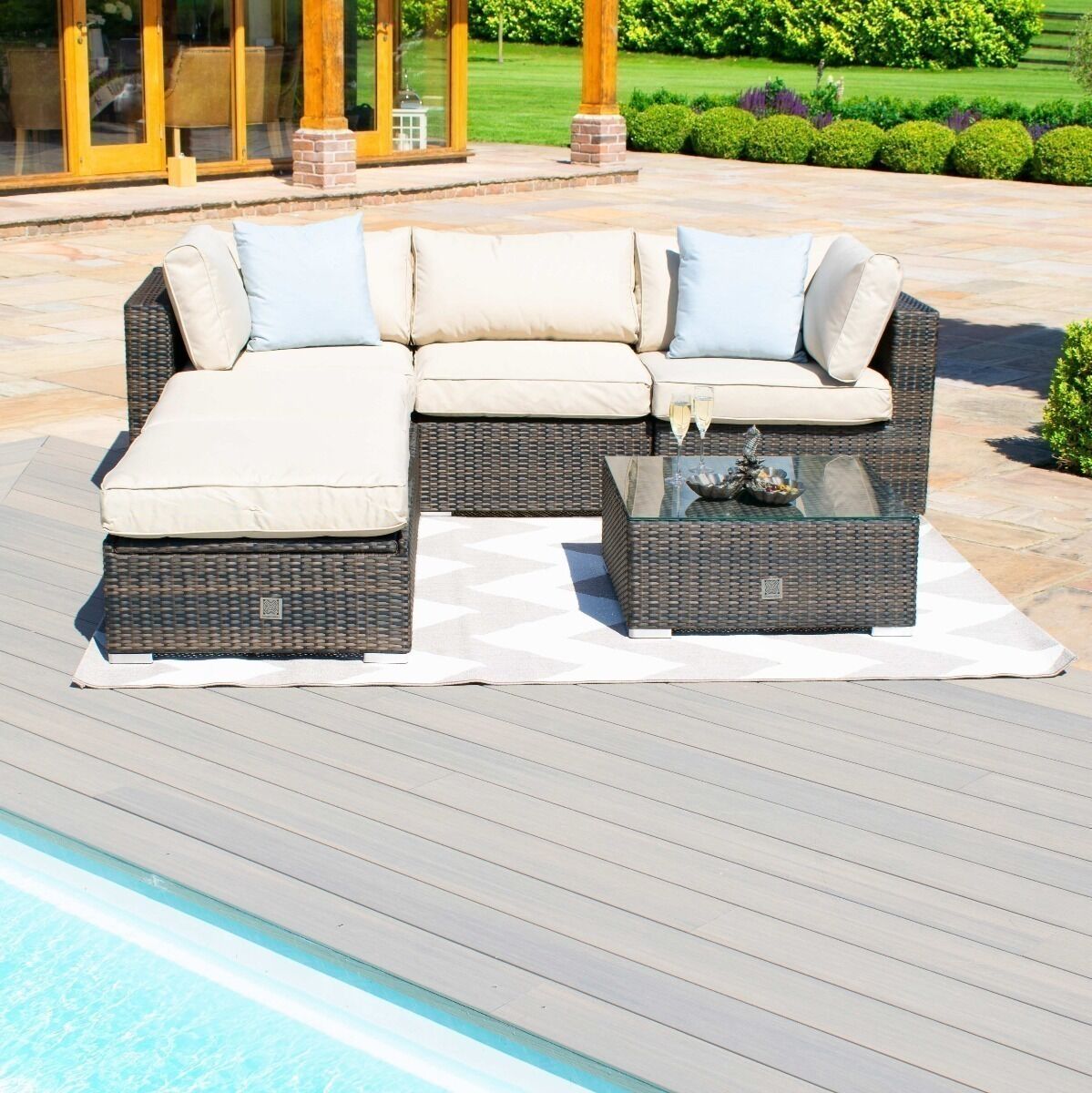 Homeflair - Rio Rattan Corner Sofa Group
