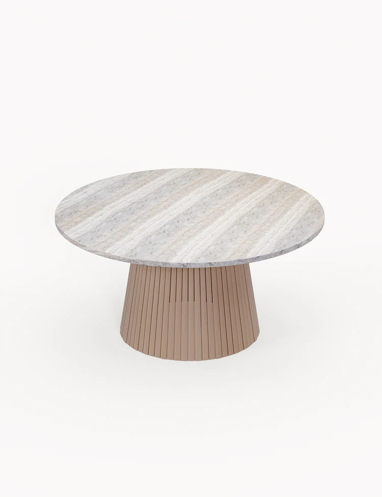 Jupiter 6 Seater Round Conical Dining Set with Sol Dining Chairs