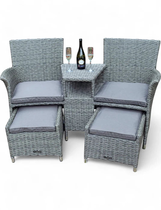 Paris 2 Seater Fixed Companion Set