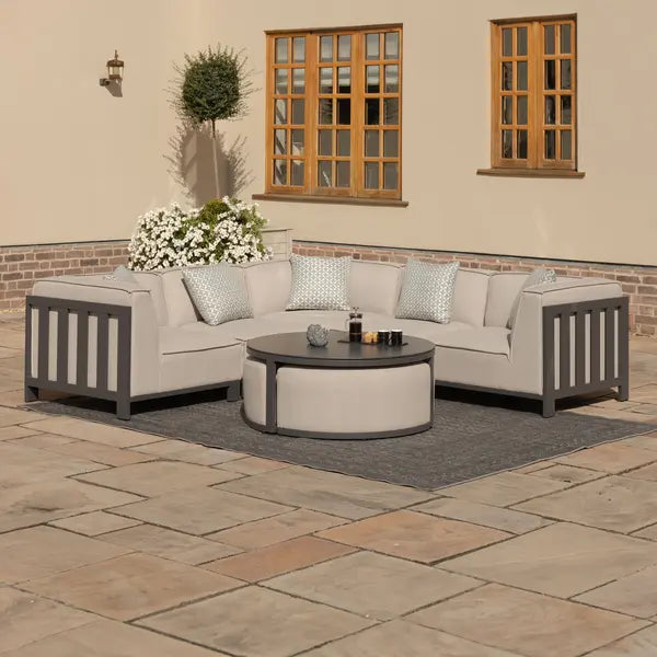 Outdoor Fabric Ibiza Small Corner Sofa Set