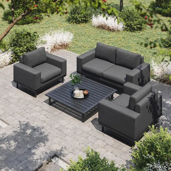 Outdoor Fabric Ethos Corner Group - Flanelle