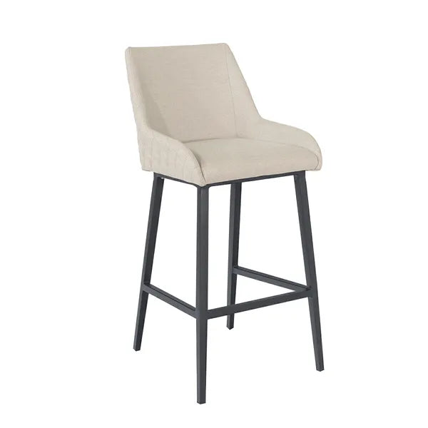 Outdoor Fabric Regal Bar Stool - Charcoal