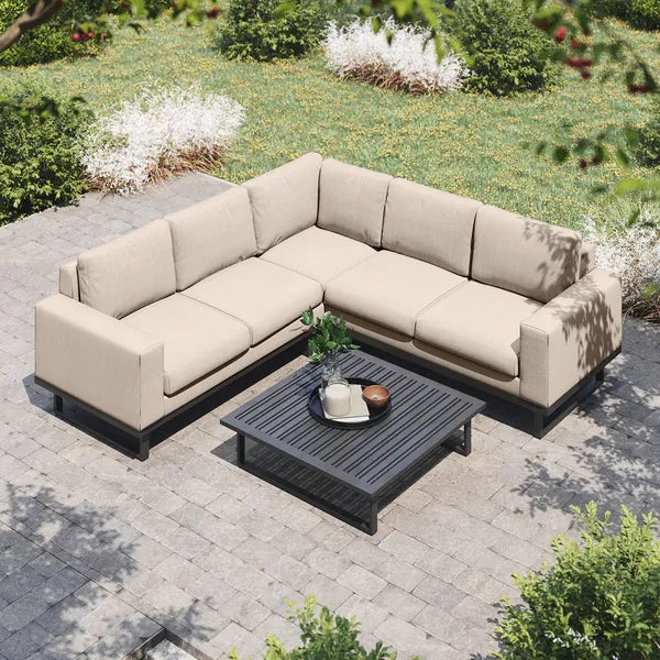 Outdoor Fabric Ethos Corner Group - Flanelle