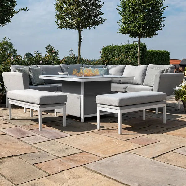 Outdoor Fabric Pulse U Shape Corner Dining Set