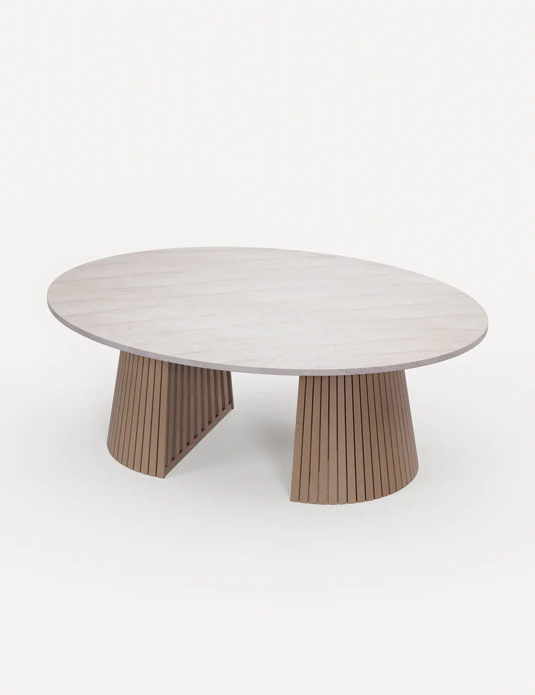 Saturn 8 Seater Ellipse D Conical Dining Set with Sol Dining Chairs