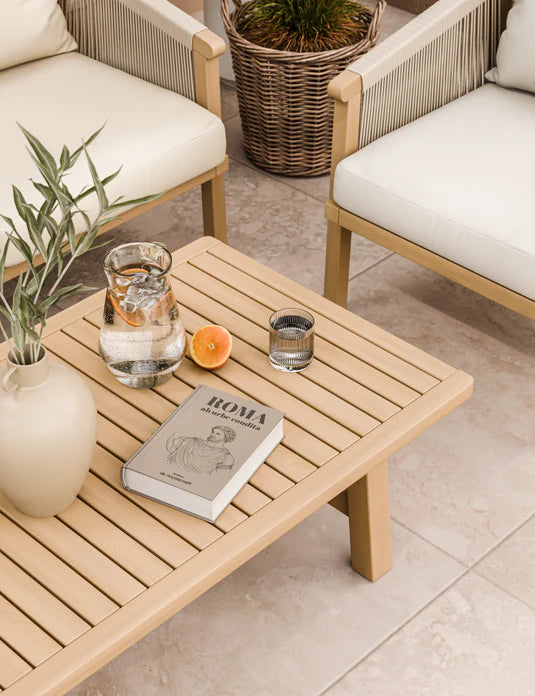 Roma 5 Seater Triple Lounge Set with Rectangular Coffee Table