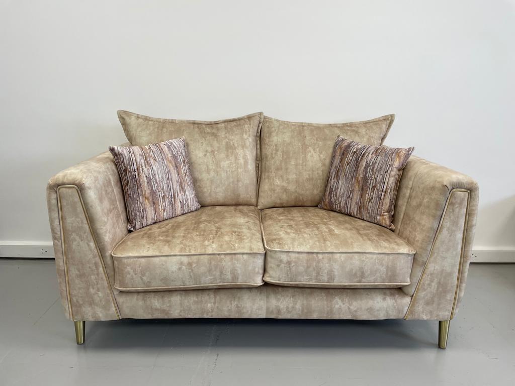 Modular Bespoke Vivo Fabric Sofa Collection | Red Rose