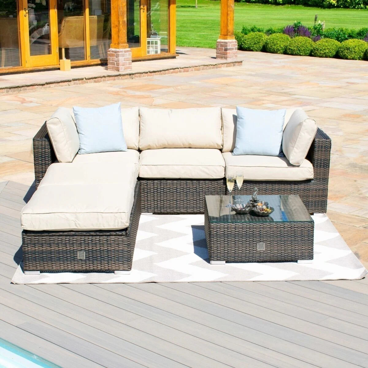 Homeflair - Rio Rattan Corner Sofa Group