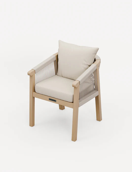 Roma 2 Seater Round Sunray Bistro Set with Roma Dining Chairs