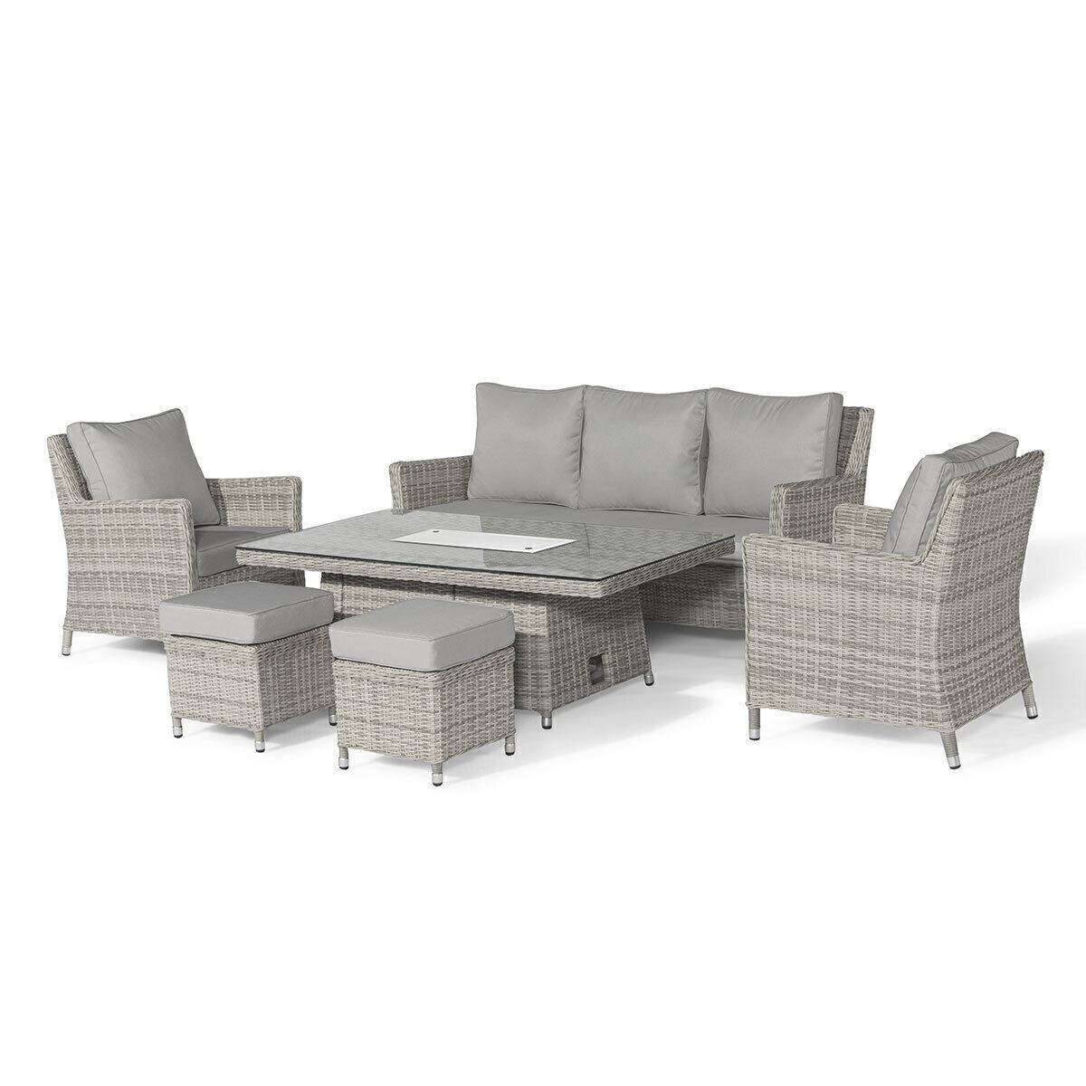 Homeflair - Oxford Sofa Rattan Dining Set