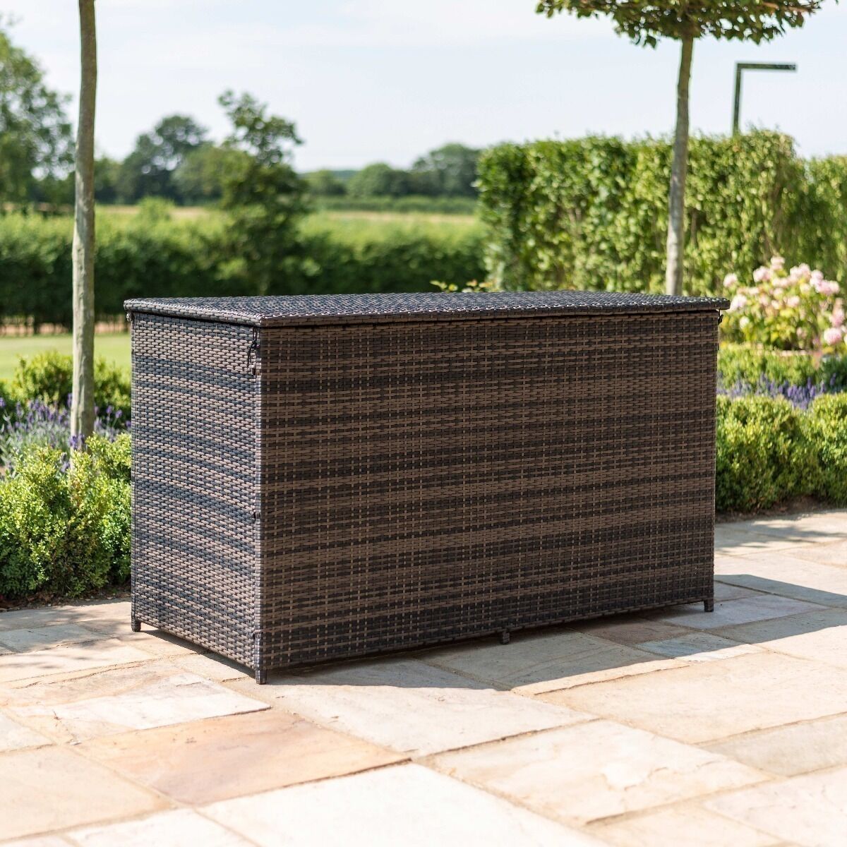 Homeflair - Rattan Storage Box - Brown