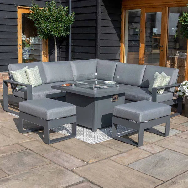 Homeflair – Amalfi 3 Seat Aluminium Sofa Set