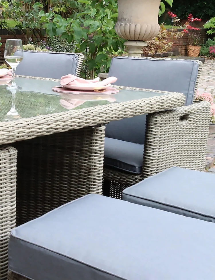 Wentworth 10 Seater Cube Dining Set