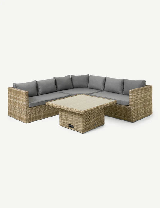 Wentworth 6 Seater Adjustable Corner Lounging Set