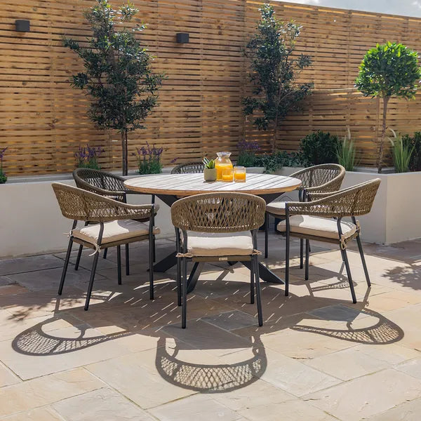 Homeflair - Bali Rope Weave Dining Set