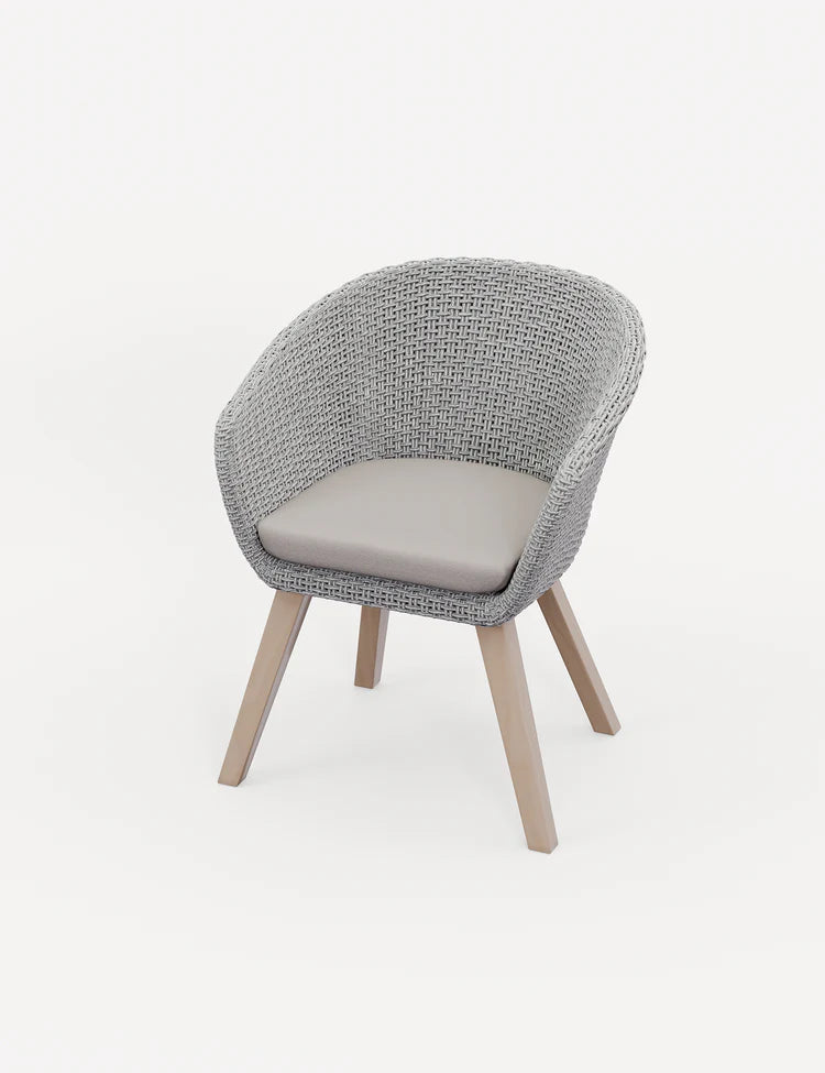 Jupiter 6 Seater Round Conical Dining Set with Sol Dining Chairs