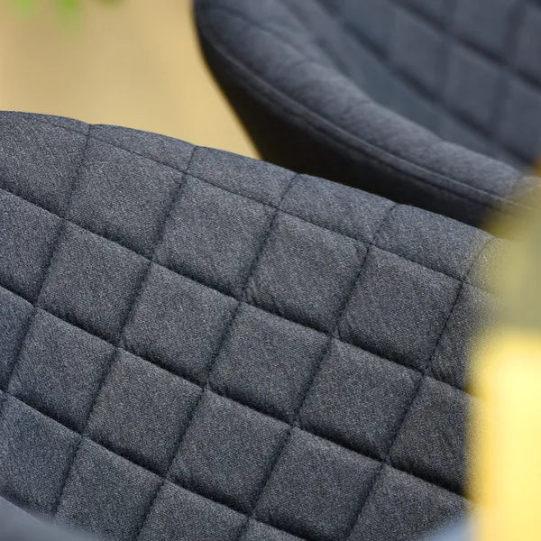 Outdoor Fabric Pair of Ambition Dining Chairs - Flanelle