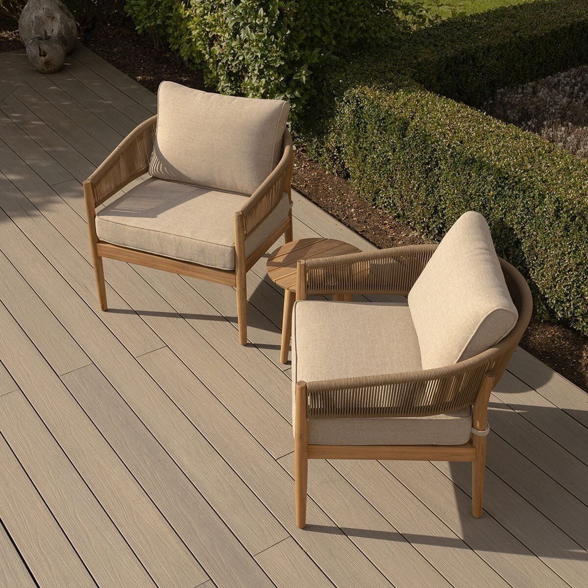 Homeflair - Porto Rope Weave Lounge Set