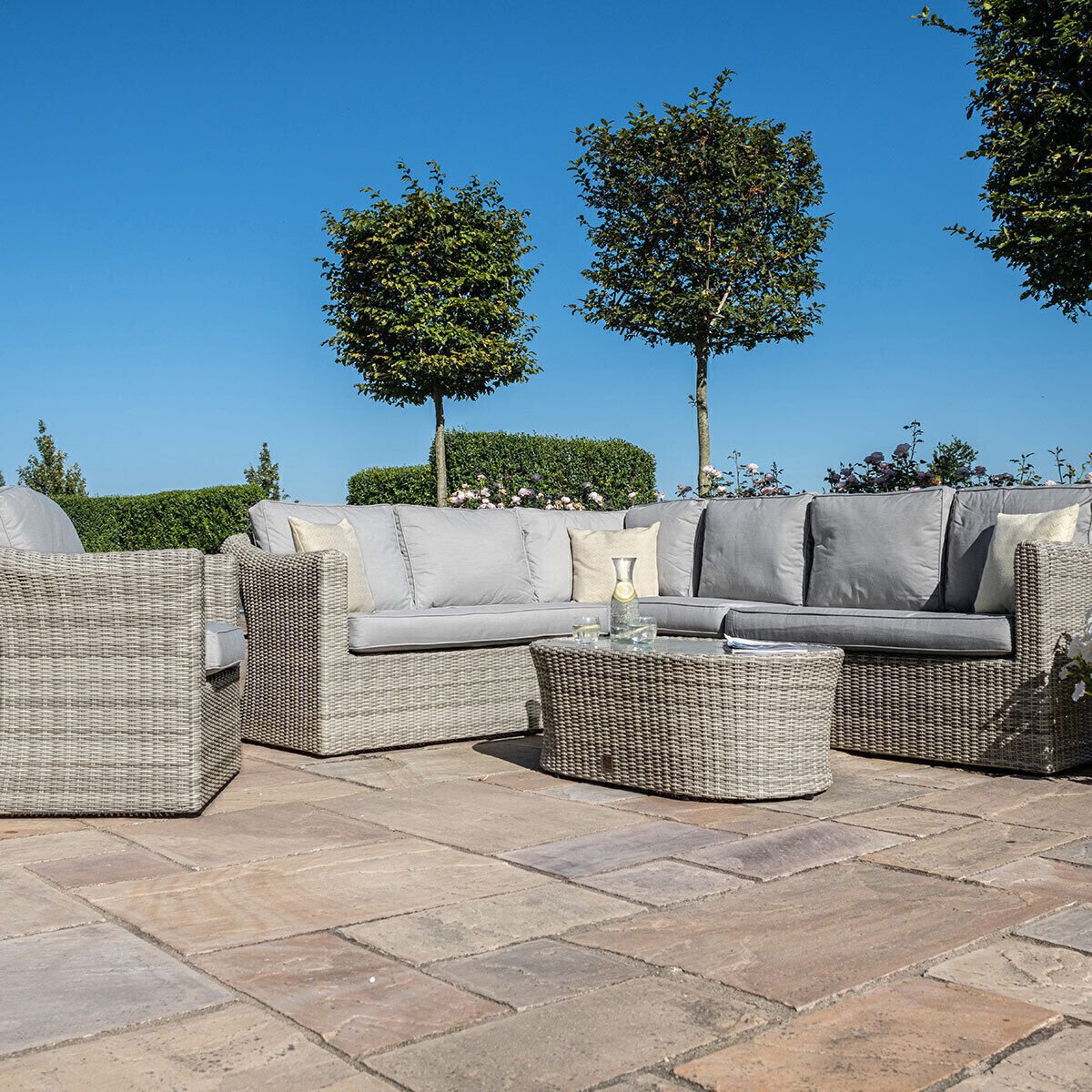 Homeflair - Oxford Large Rattan Corner Group
