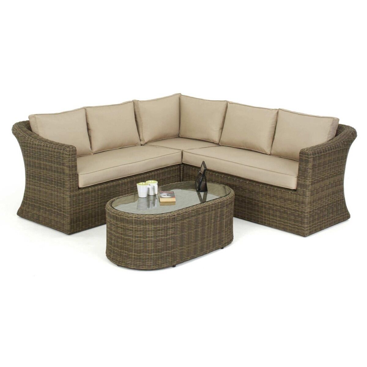 Homeflair - Winchester Small Rattan Corner Group