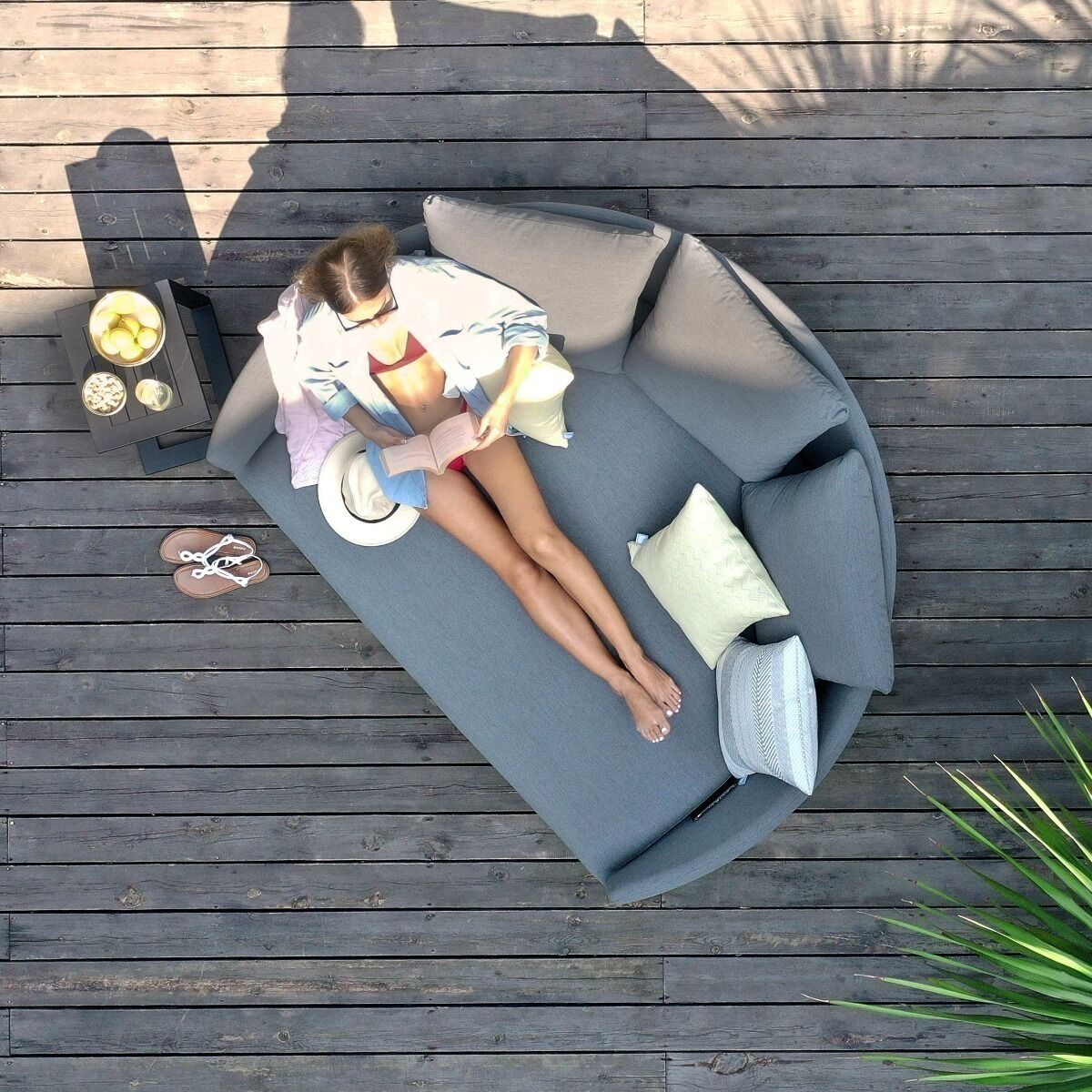 Homeflair - Outdoor Fabric Ark Daybed