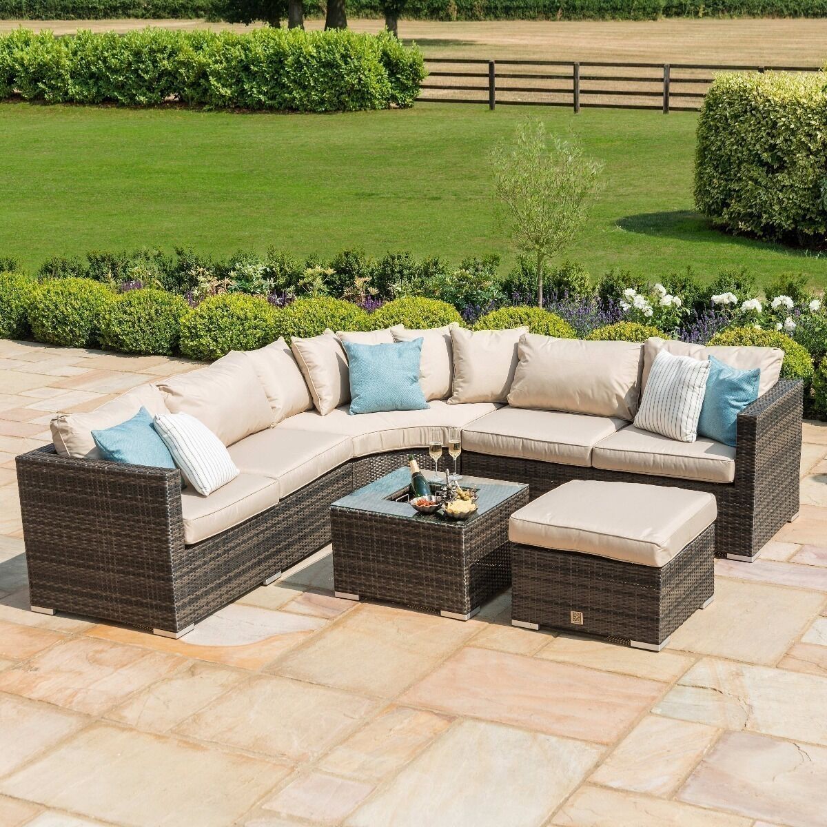 Homeflair - Barcelona Rattan Corner Group