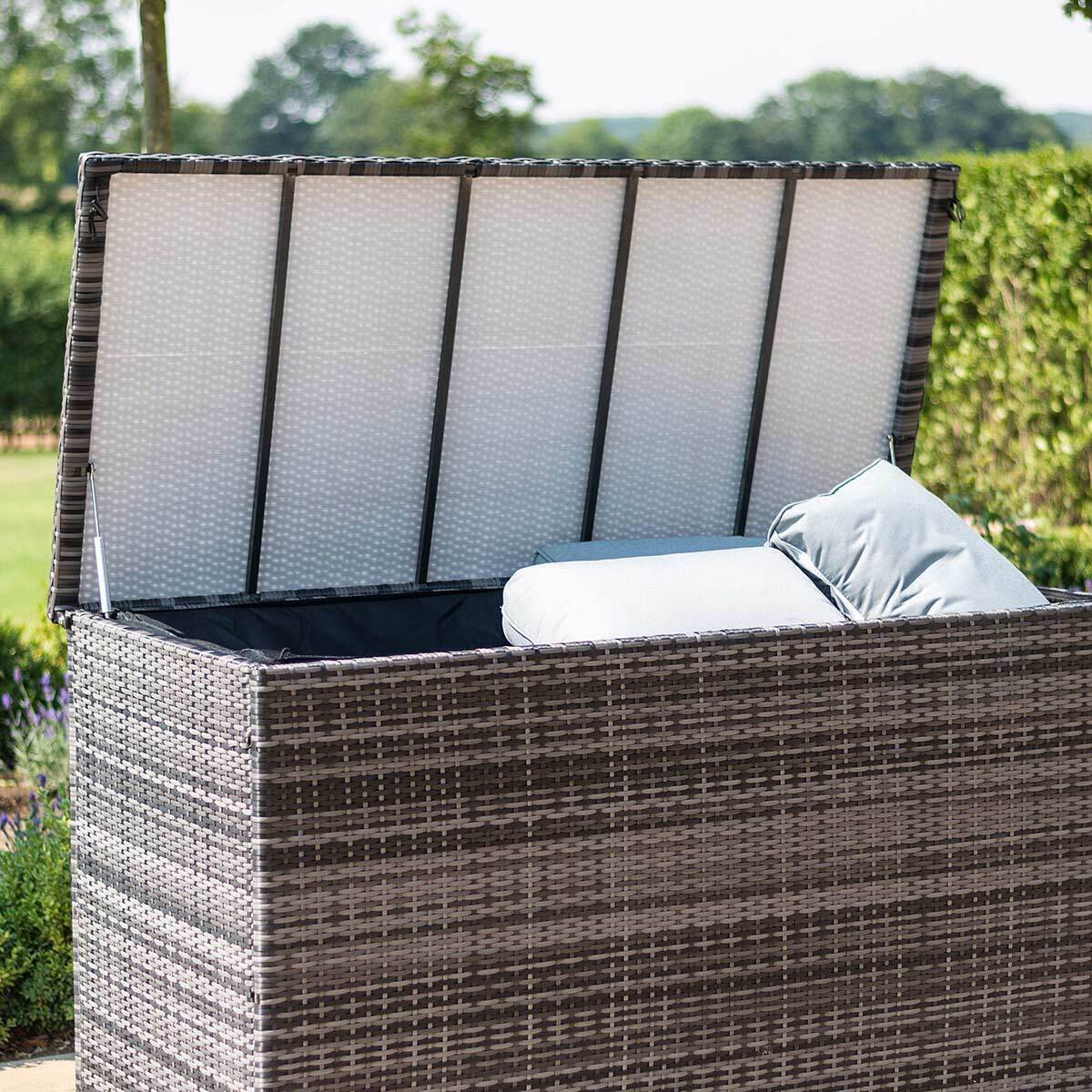 Homeflair - Rattan Storage Box - Grey