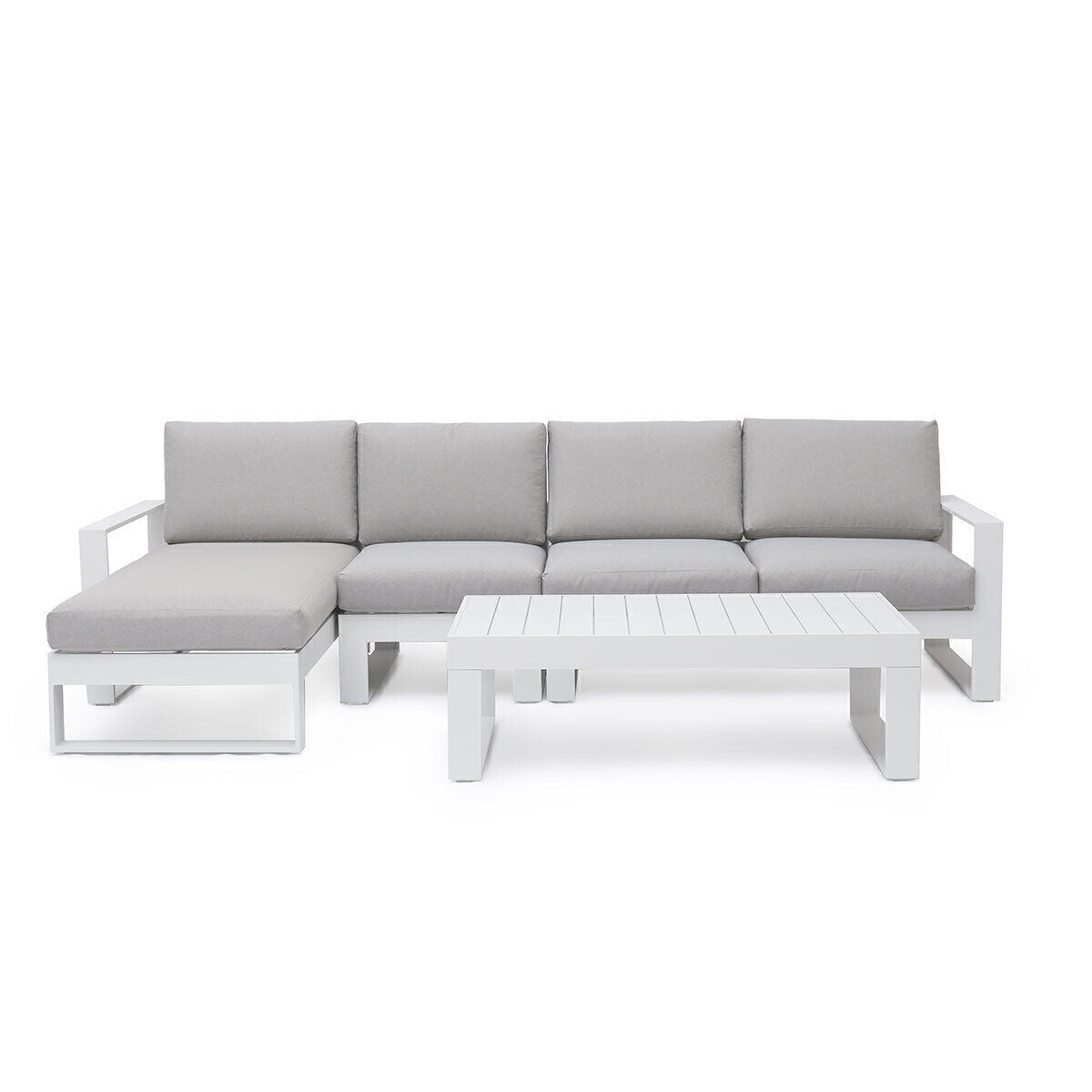 Homeflair – Amalfi Chaise Aluminium Sofa Set