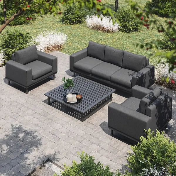 Outdoor Fabric Ethos Corner Group - Flanelle