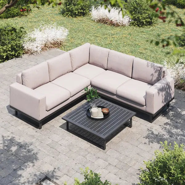 Outdoor Fabric Ethos Corner Group - Flanelle