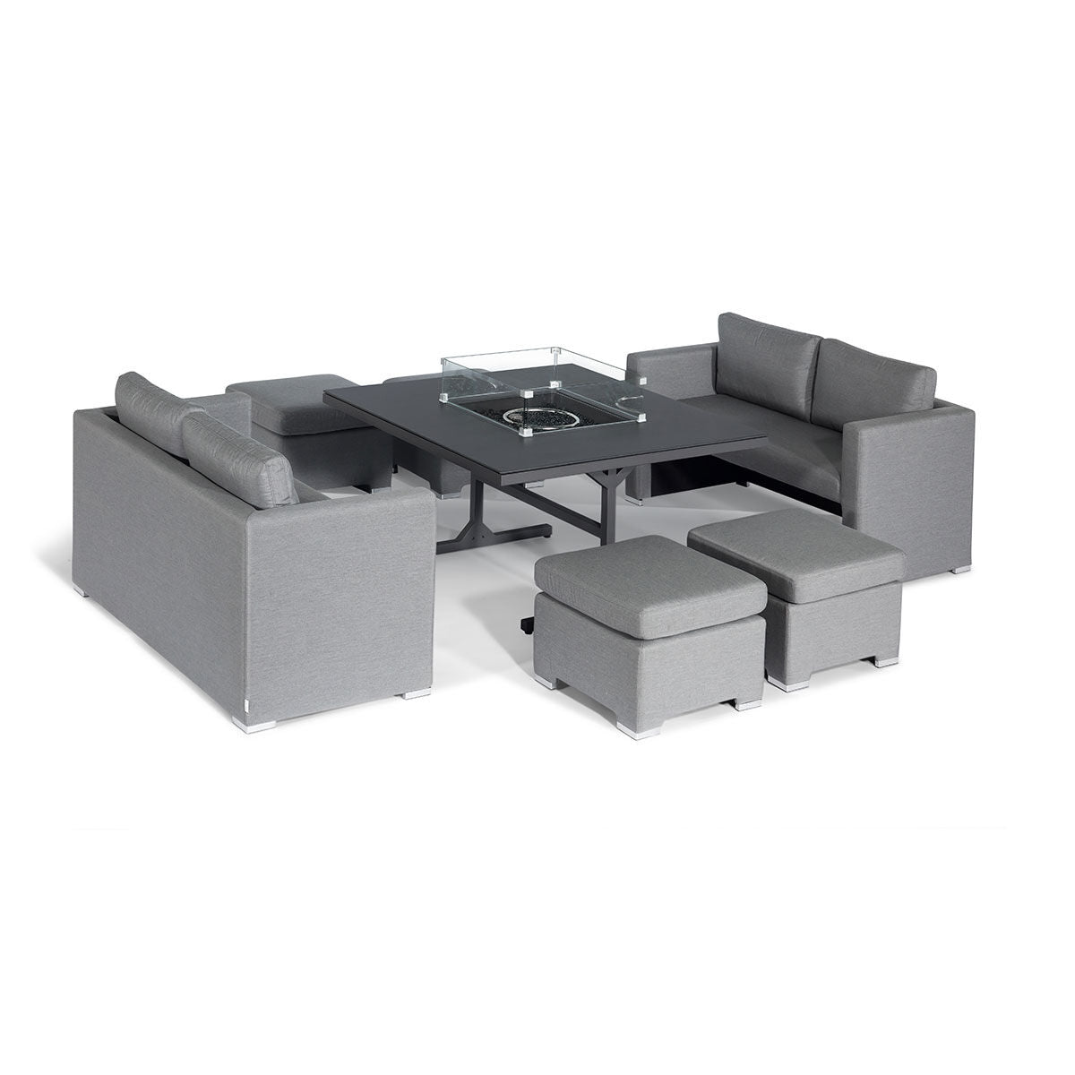 Homeflair -Outdoor Fabric Fuzion Cube Sofa Set