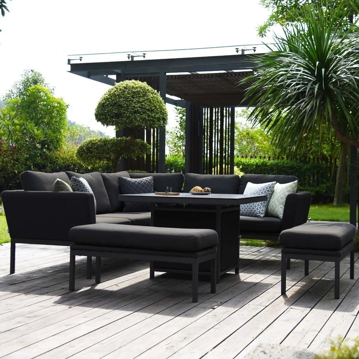 Homeflair -Outdoor Fabric Pulse Dining Set