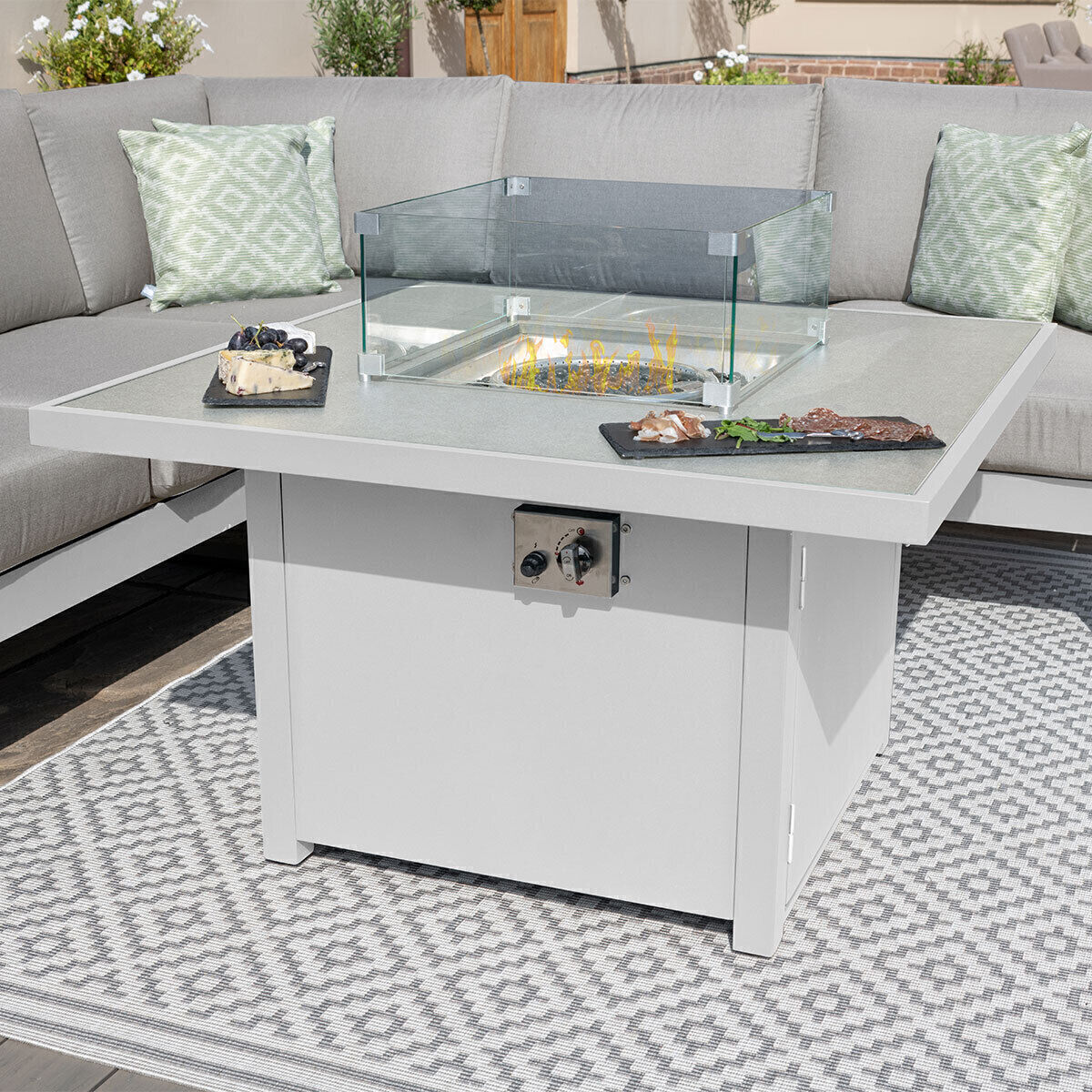 Homeflair – Amalfi S Aluminium Corner Dining Set