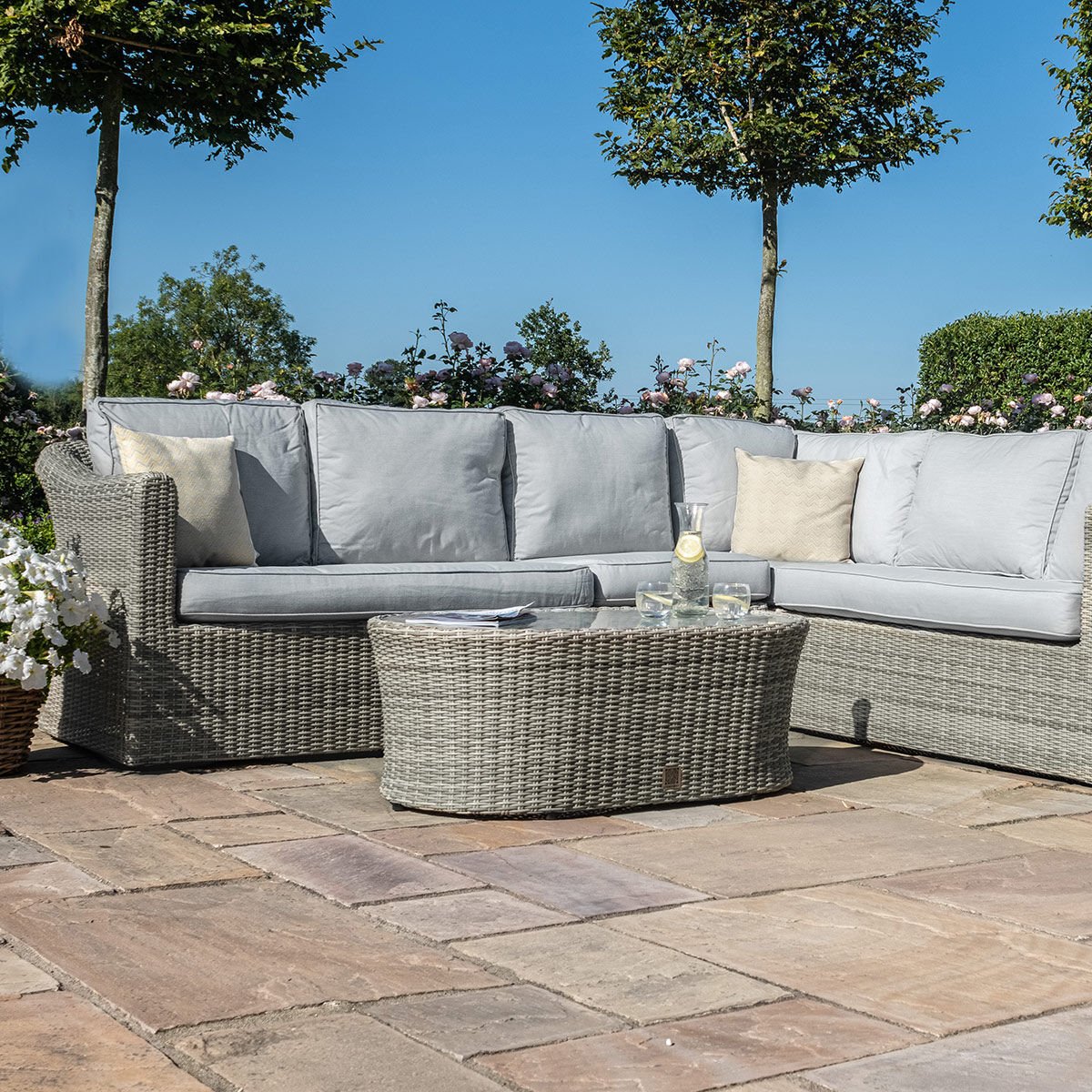 Homeflair - Oxford Large Rattan Corner Group