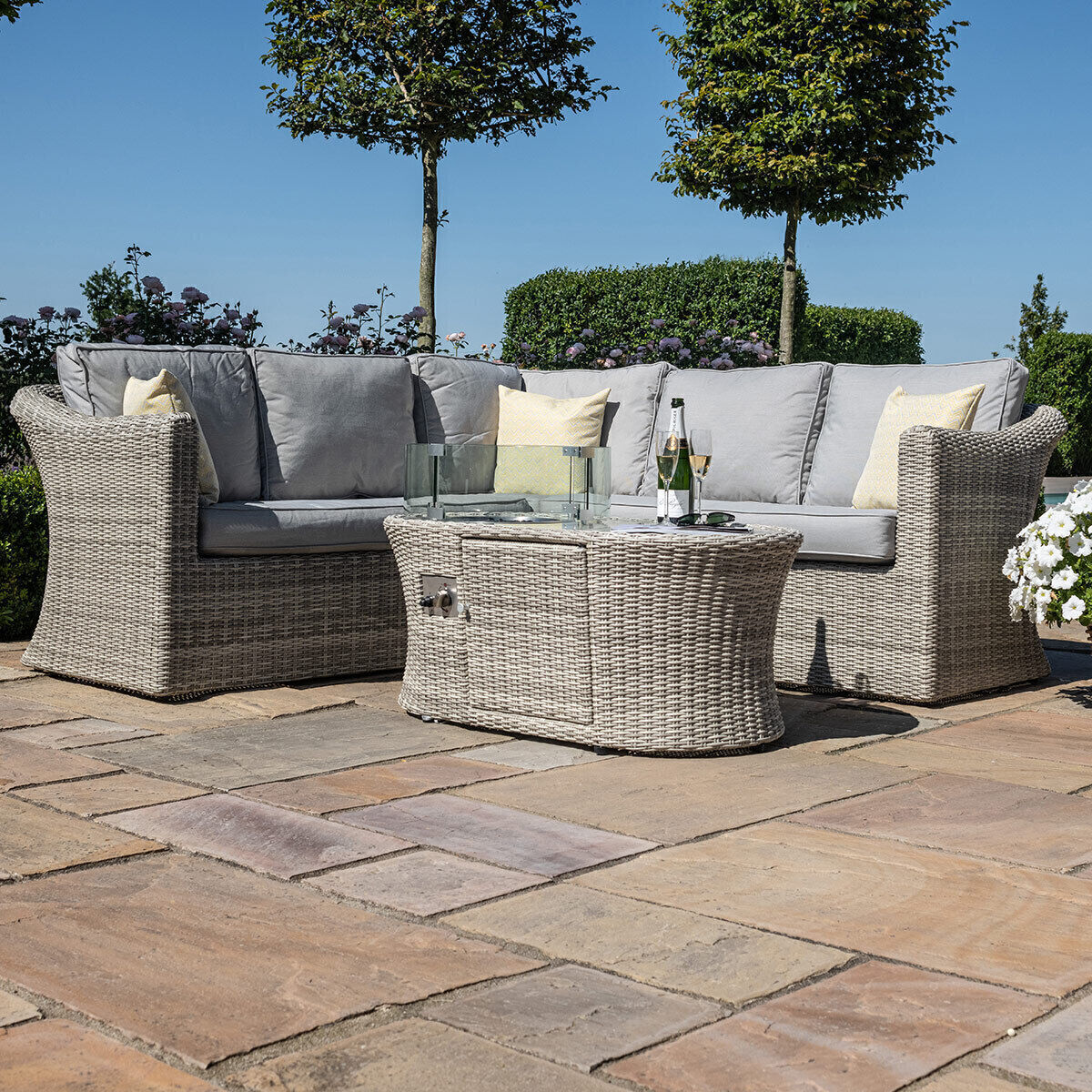 Homeflair - Oxford Small Rattan Corner Group