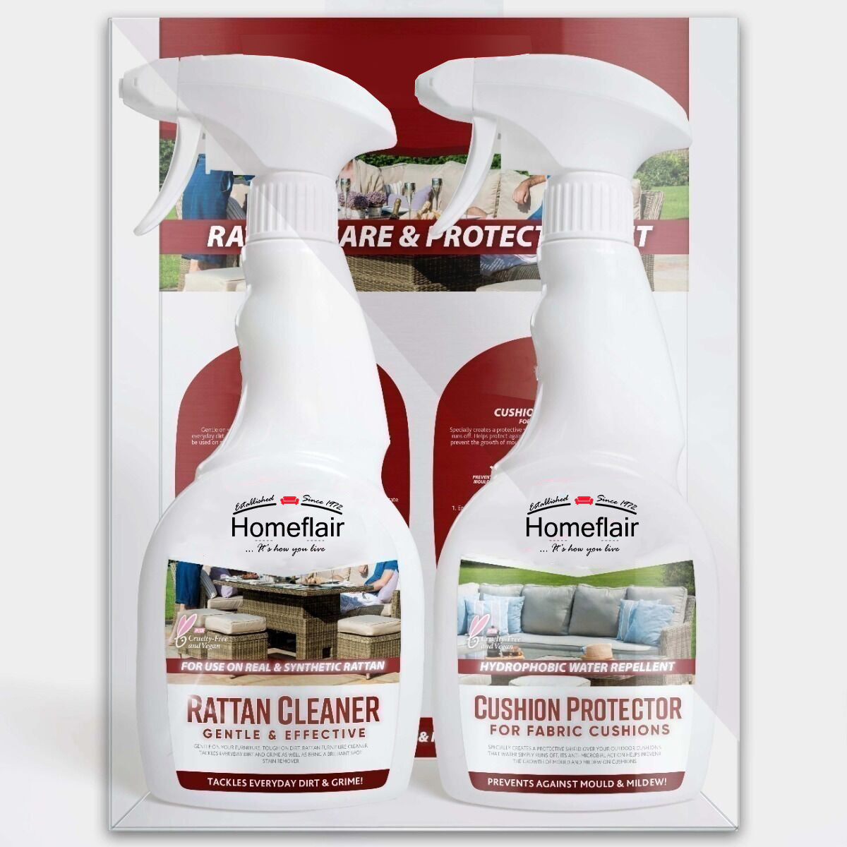 Homeflair -Rattan Garden Furniture Cleaning & Protector Kit