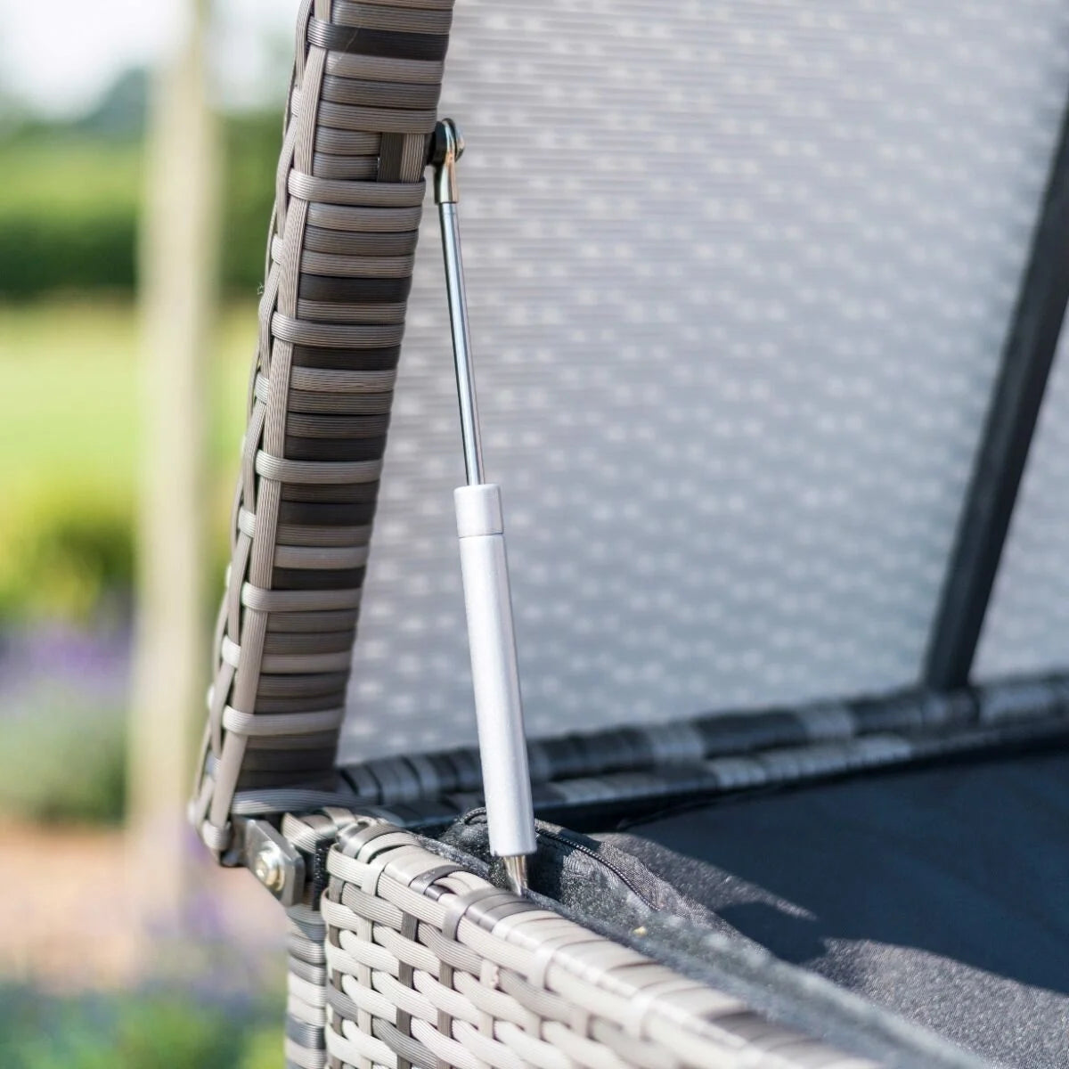 Homeflair - Rattan Storage Box - Grey