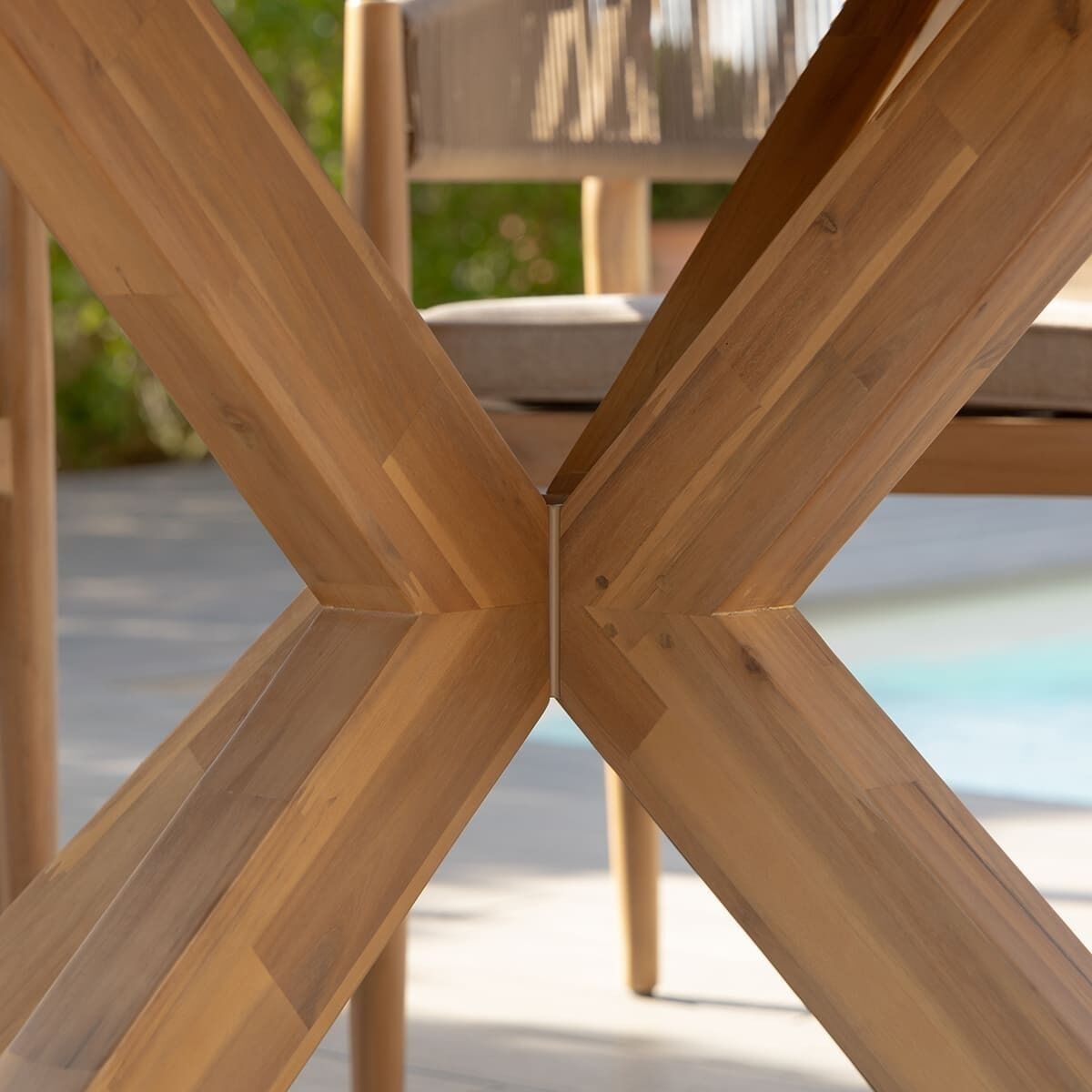 Homeflair - Porto Rope Weave Dining Set