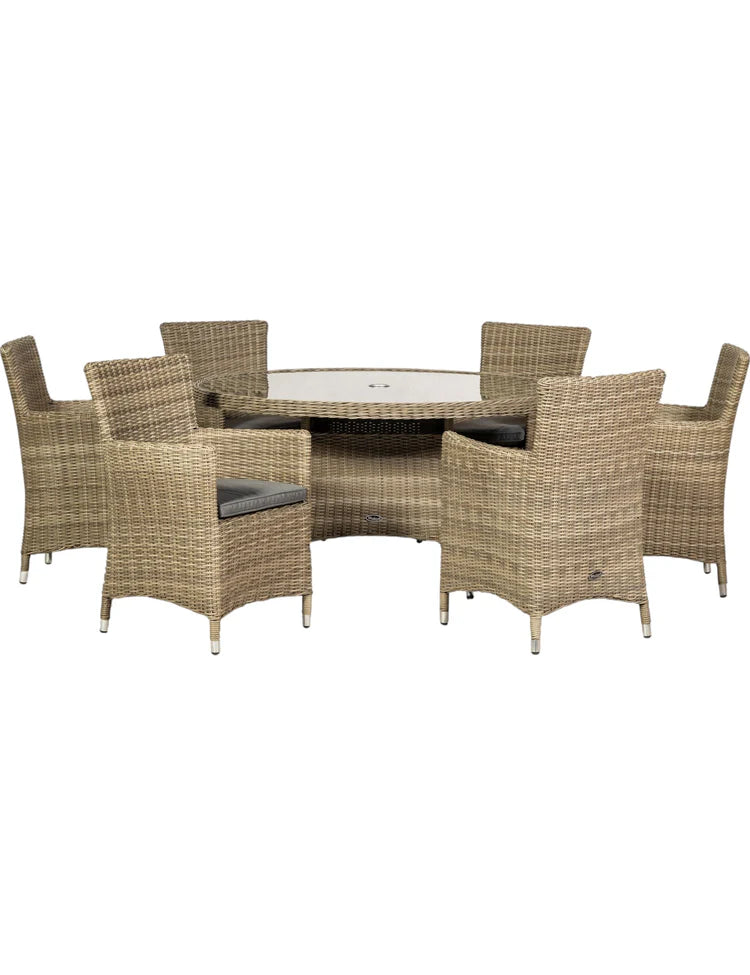Wentworth 6 Seater Carver Dining Set