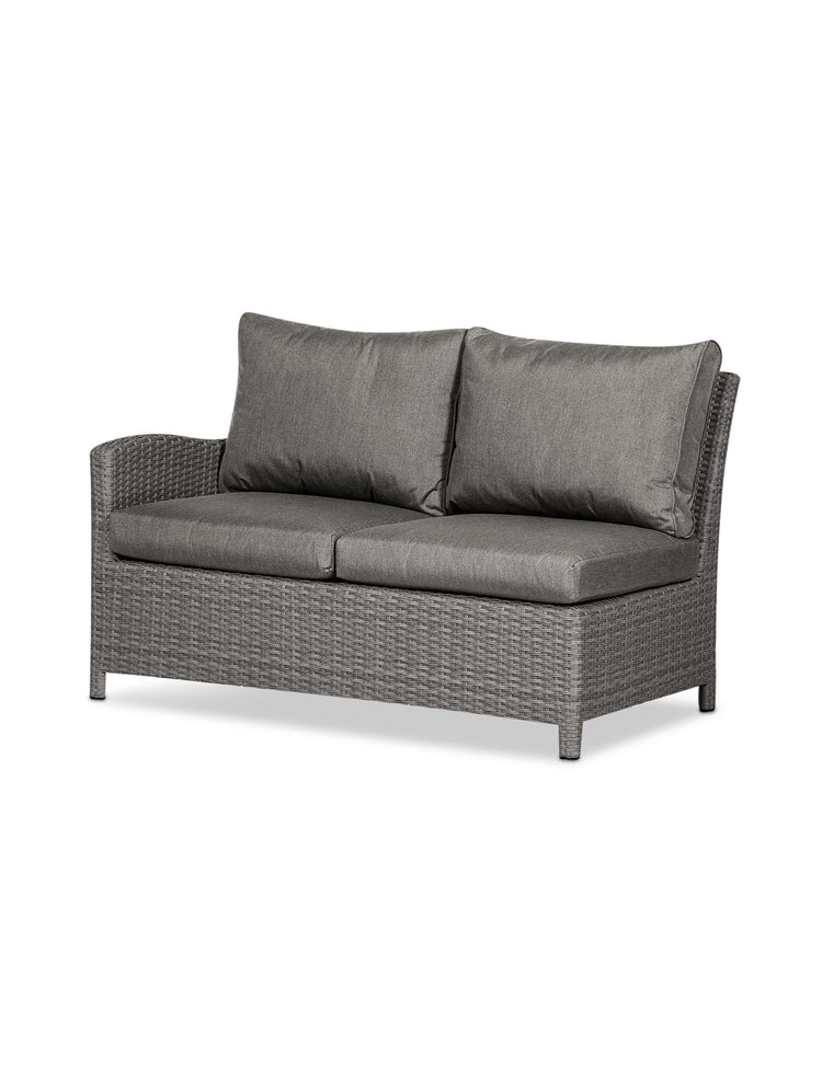 Paris 8 Seater Deluxe Modular Corner Dining & Lounging Set with Rectangular Fire Pit Table