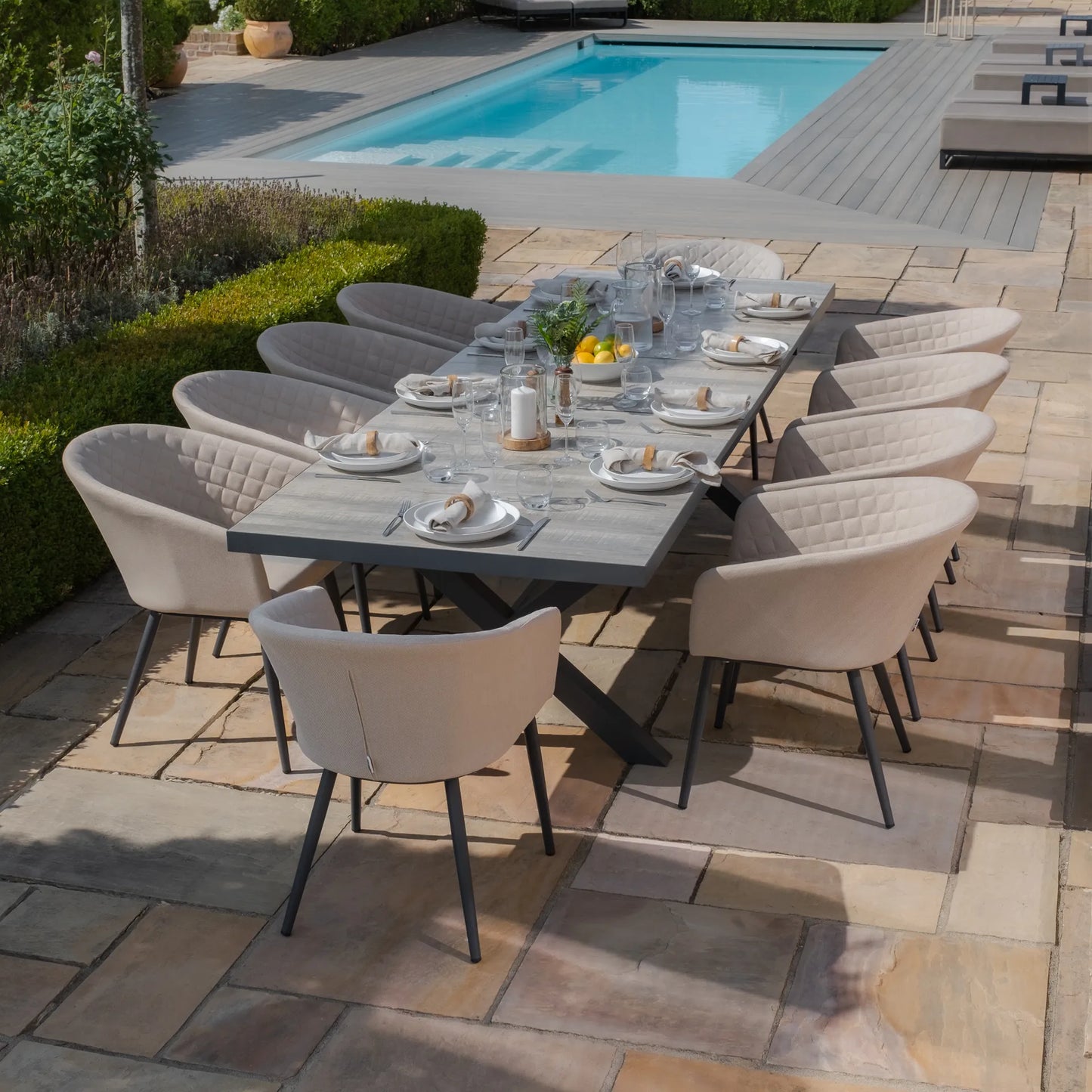 Vienna 6 - 10 Seat Extending Rectangular Dining Table