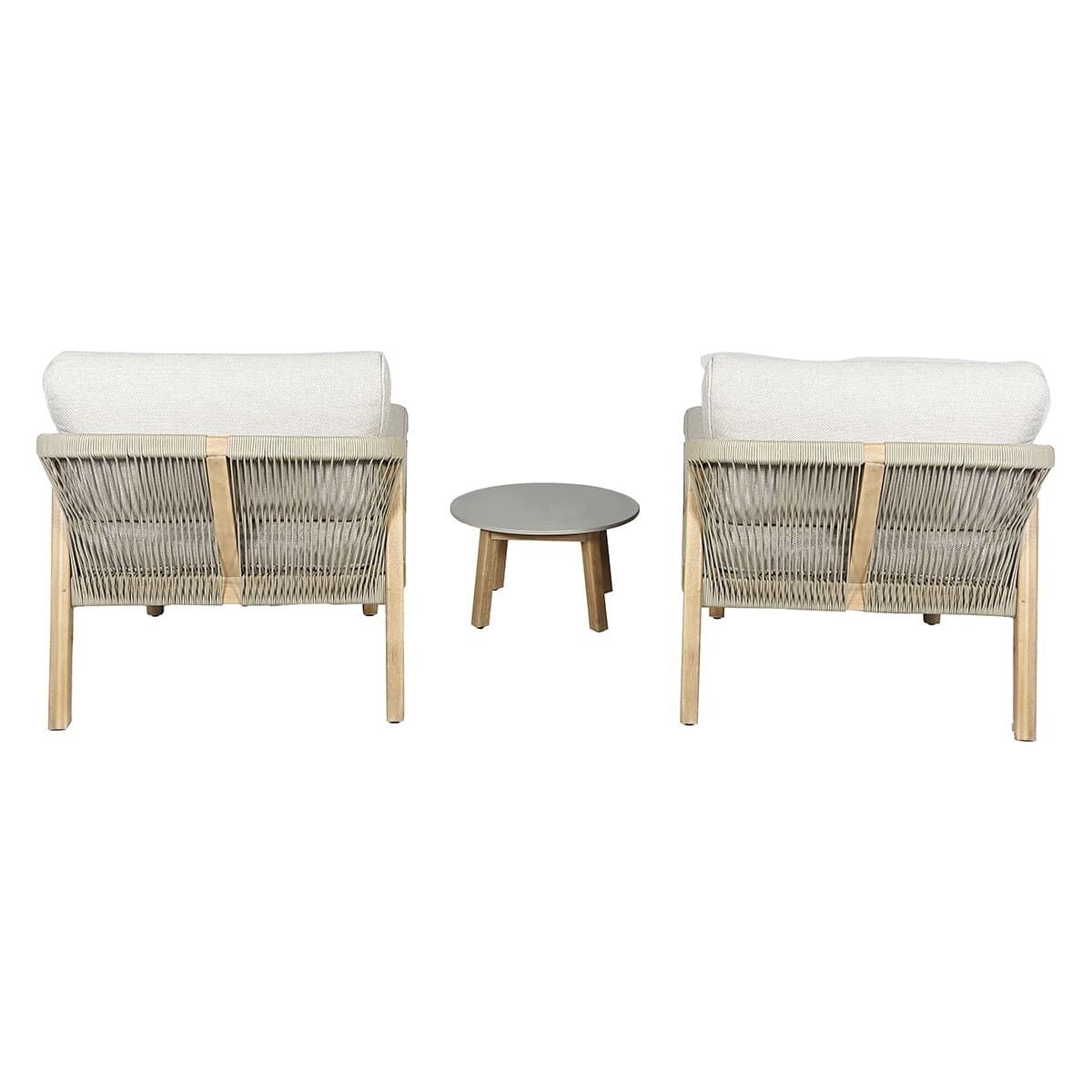 Homeflair - Martinique Rope Weave Double Sunlounger Set